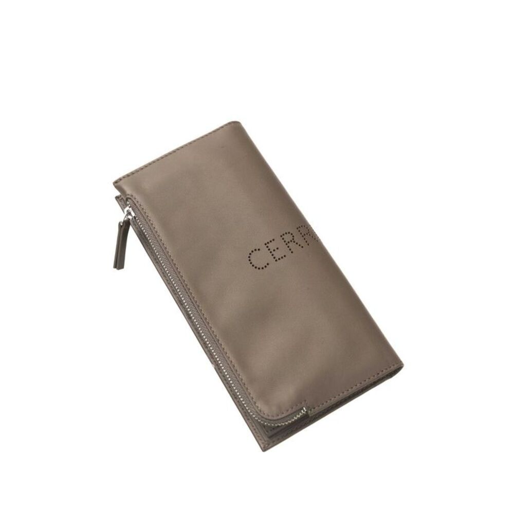 Cerruti 1881 ZipAround Leather Wallet Men Brown Wallets